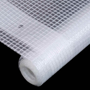 vidaXL Grid Tarpaulins 2 pcs. 260 g/m² 4x10 m White