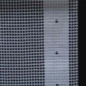 vidaXL Grid Tarpaulins 2 pcs. 260 g/m² 4x10 m White