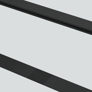 vidaXL Sliding Door with Hardware Tempered Glass & Aluminum 76x205 cm