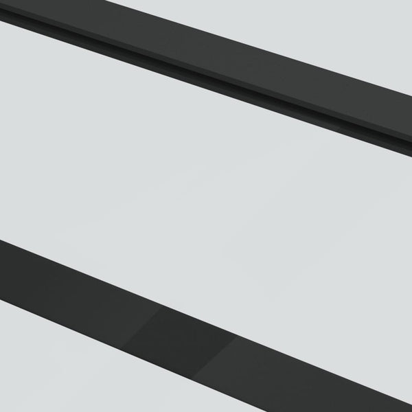 vidaXL Sliding Door with Fittings Tempered Glass & Aluminum 90x205 cm