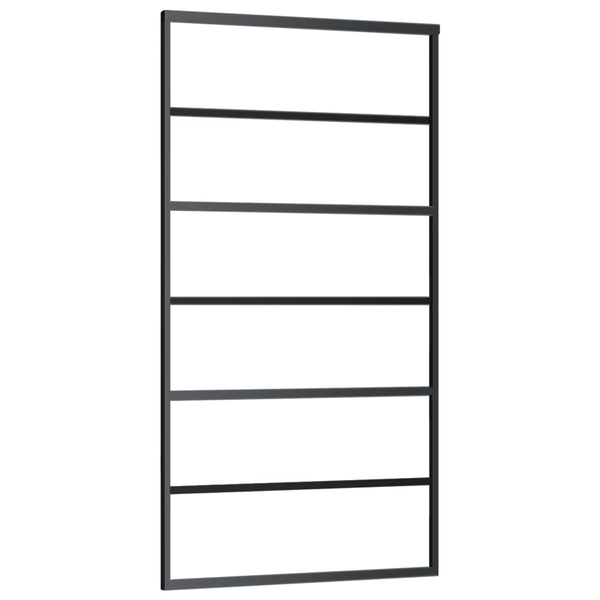 vidaXL Sliding Door with Hardware ESG Glass & Aluminum 102x205 cm