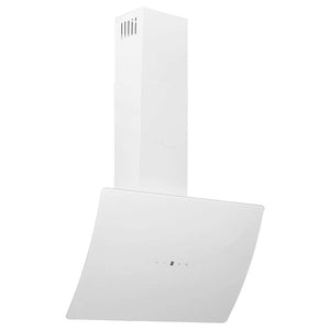 vidaXL Cooker Hood 60 cm Steel and Tempered Glass White