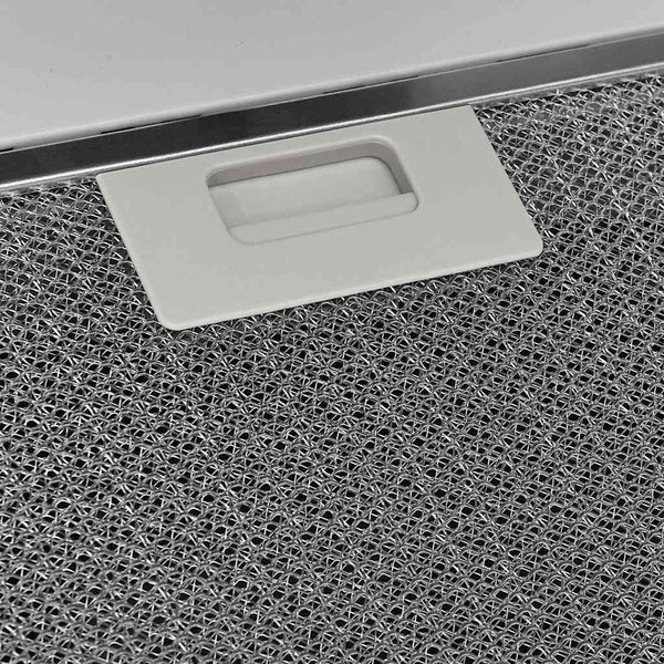 vidaXL Cooker Hood 60 cm Steel and Tempered Glass White