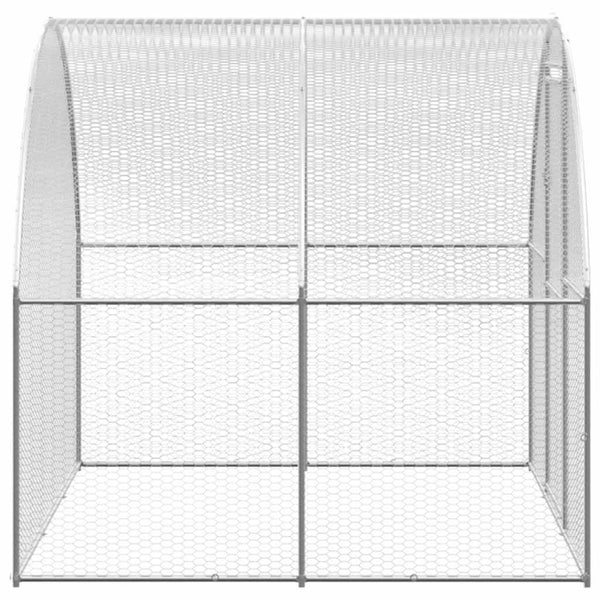 vidaXL Outdoor Chicken Coop 3x2x2 m Galvanized Steel