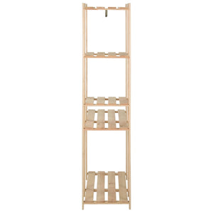 vidaXL Clothes Rack 110x38x170 cm Solid Pine Wood