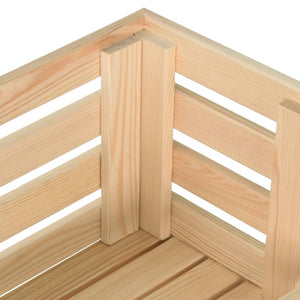 vidaXL Kitchen Trolley 57x30x80 cm Solid Pine Wood
