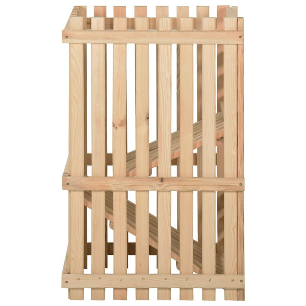 vidaXL Potato Storage Box 50x50x80 cm Solid Pine Wood