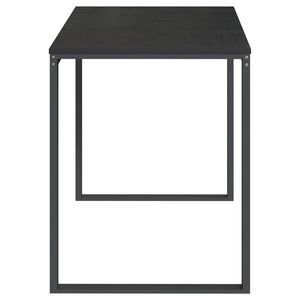 vidaXL Computer Desk Black 110x60x73 cm Engineered Wood