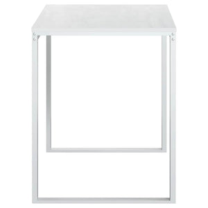 vidaXL Computer Desk White 110x60x73 cm Engineered Wood