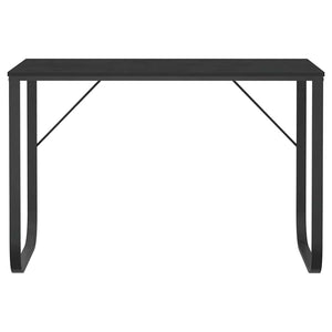 vidaXL Computer Desk Black 110x60x73 cm Engineered Wood