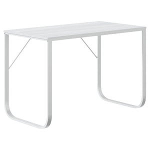 vidaXL Computer Desk White 110x60x73 cm Engineered Wood