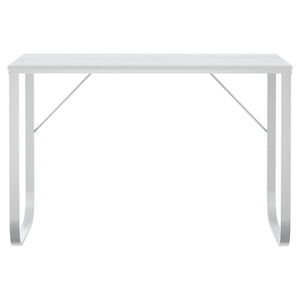 vidaXL Computer Desk White 110x60x73 cm Engineered Wood
