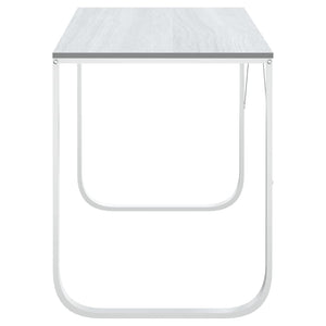 vidaXL Computer Desk White 110x60x73 cm Engineered Wood