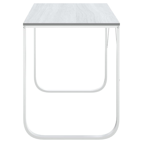 vidaXL Computer Desk White 110x60x73 cm Engineered Wood