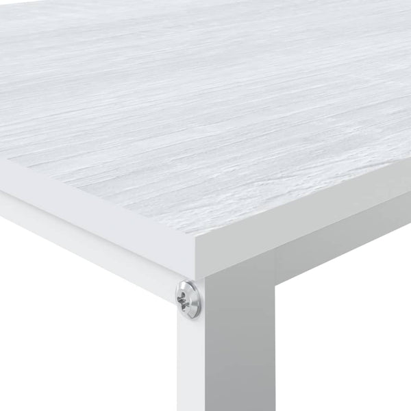 vidaXL Computer Desk White 110x60x73 cm Engineered Wood