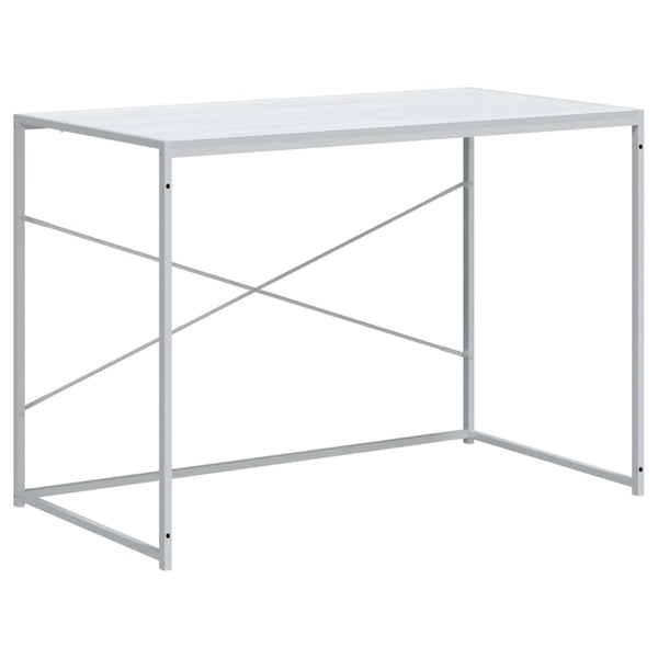 vidaXL Computer Desk White 110x60x70 cm Engineered Wood
