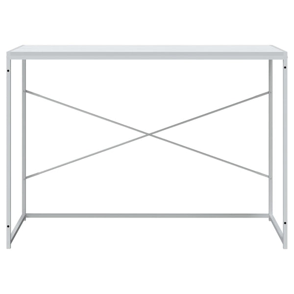vidaXL Computer Desk White 110x60x70 cm Engineered Wood