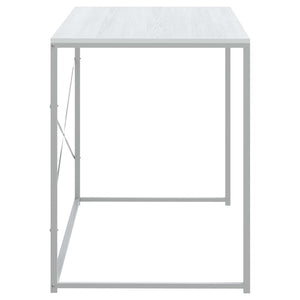 vidaXL Computer Desk White 110x60x70 cm Engineered Wood