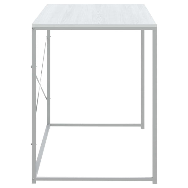 vidaXL Computer Desk White 110x60x70 cm Engineered Wood