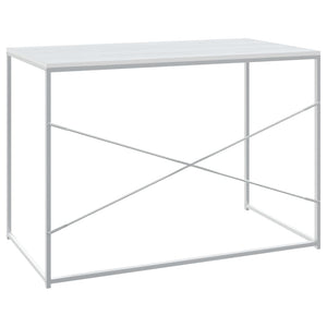 vidaXL Computer Desk White 110x60x70 cm Engineered Wood