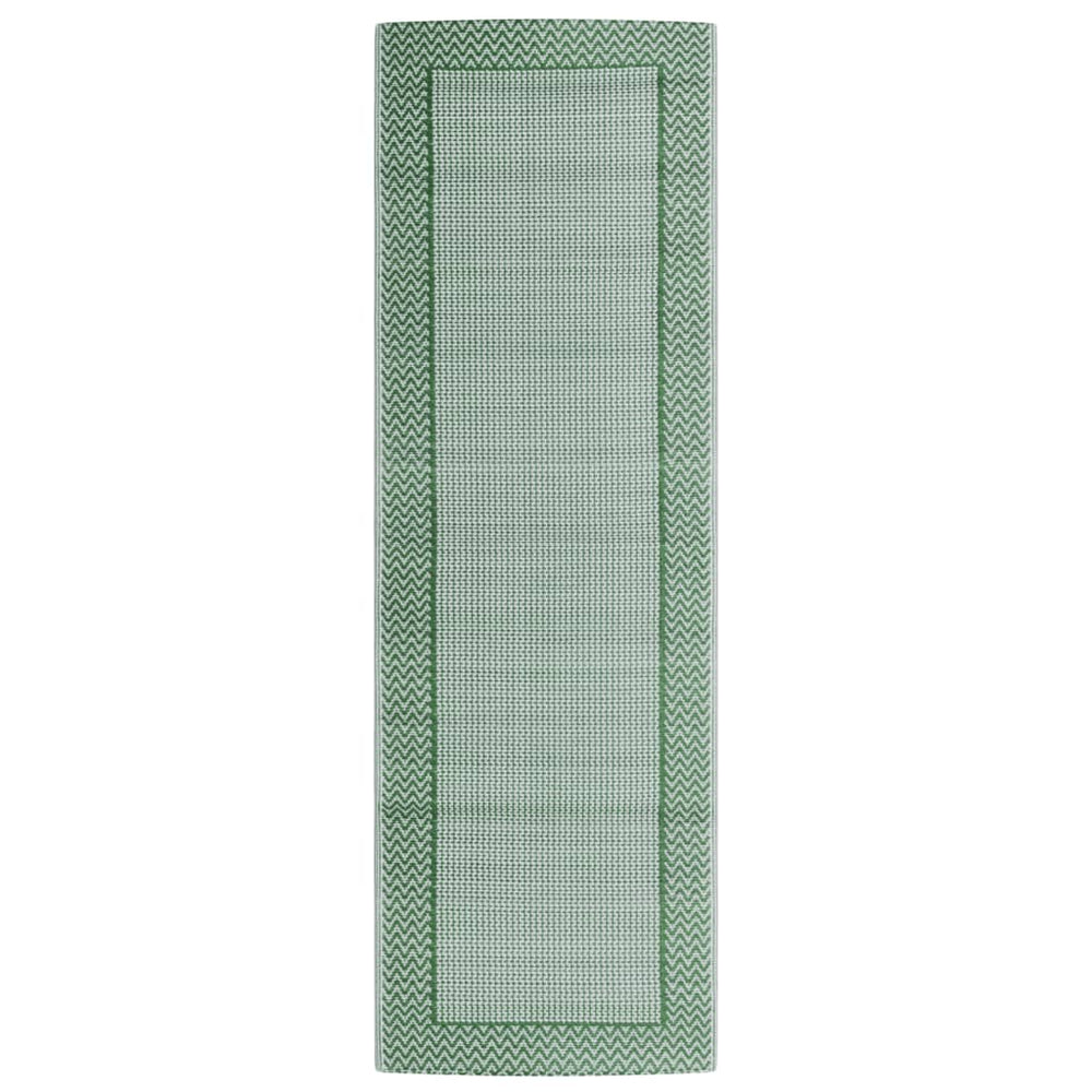 vidaXL Outdoor Rug ARAKIL Green 80x250 cm PP