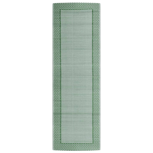 vidaXL Outdoor Rug ARAKIL Green 80x250 cm PP