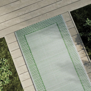 vidaXL Outdoor Rug ARAKIL Green 80x250 cm PP