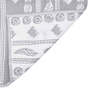 vidaXL Outdoor Rug ARAKIL Grey 80x150 cm PP