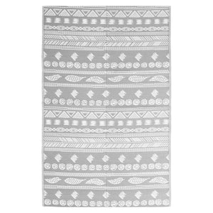 vidaXL Outdoor Rug ARAKIL Grey 120x180 cm PP