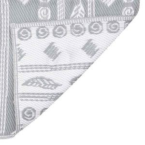 vidaXL Outdoor Rug ARAKIL Grey 120x180 cm PP