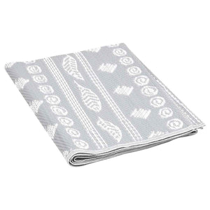 vidaXL Outdoor Rug ARAKIL Grey 120x180 cm PP