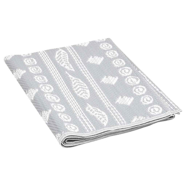 vidaXL Outdoor Rug ARAKIL Grey 120x180 cm PP