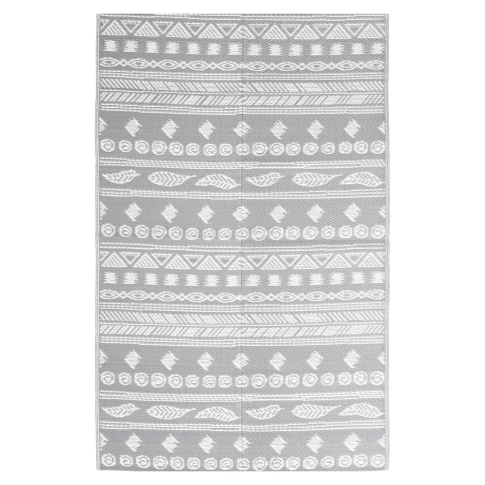 vidaXL Outdoor Rug ARAKIL Grey 160x230 cm PP