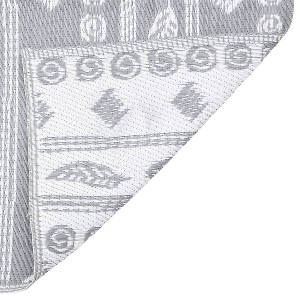 vidaXL Outdoor Rug ARAKIL Grey 160x230 cm PP