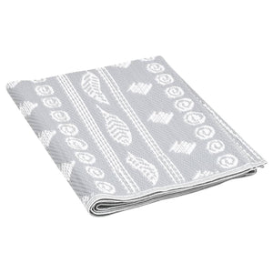 vidaXL Outdoor Rug ARAKIL Grey 160x230 cm PP