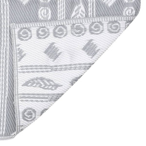 vidaXL Outdoor Rug ARAKIL Grey 190x290 cm PP