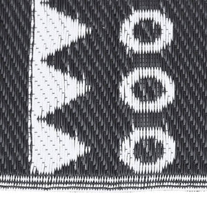vidaXL Outdoor Rug ARAKIL Black 80x150 cm PP