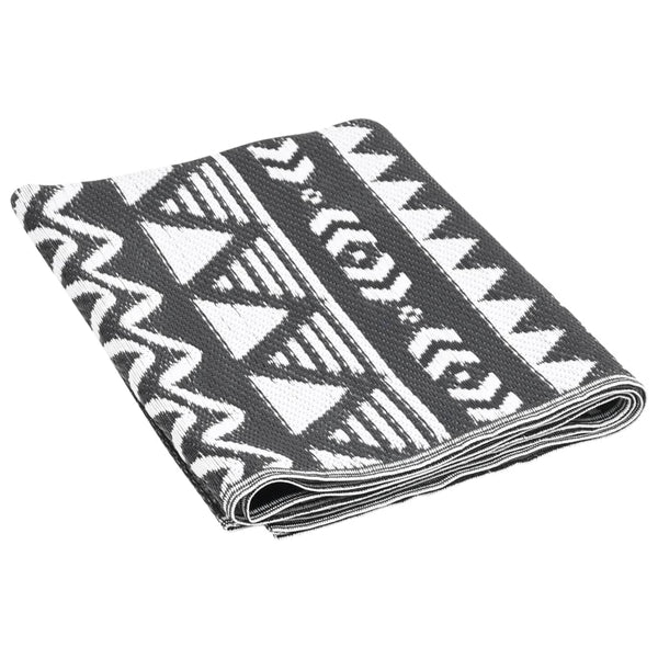 vidaXL Outdoor Rug ARAKIL Black 80x150 cm PP