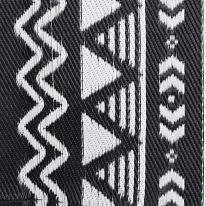 vidaXL Outdoor Rug ARAKIL Black 190x290 cm PP