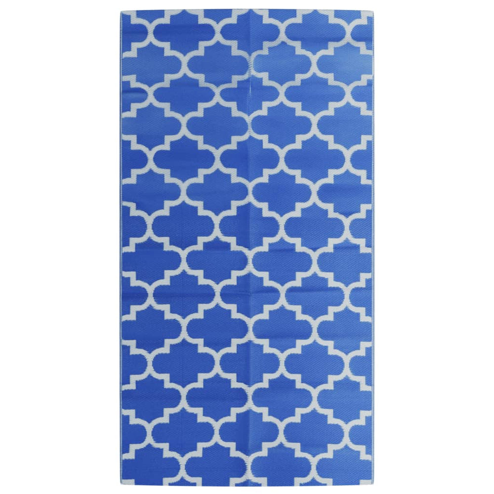 vidaXL Outdoor Rug ARAKIL Blue 80x150 cm PP
