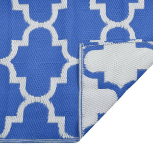 vidaXL Outdoor Rug ARAKIL Blue 80x150 cm PP