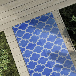 vidaXL Outdoor Rug ARAKIL Blue 80x150 cm PP