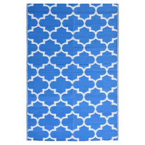 vidaXL Outdoor Rug ARAKIL Blue 120x180 cm PP