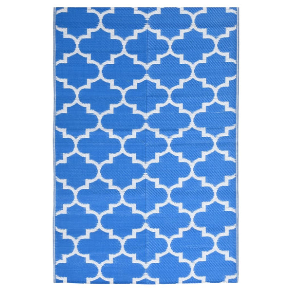 vidaXL Outdoor Rug ARAKIL Blue 120x180 cm PP