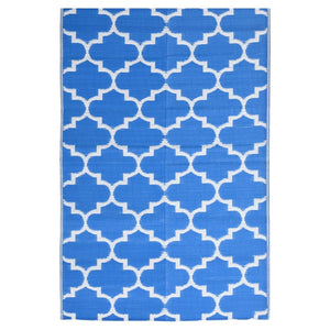 vidaXL Outdoor Rug ARAKIL Blue 160x230 cm PP