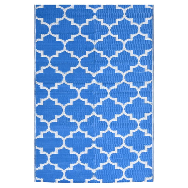 vidaXL Outdoor Rug ARAKIL Blue 190x290 cm PP