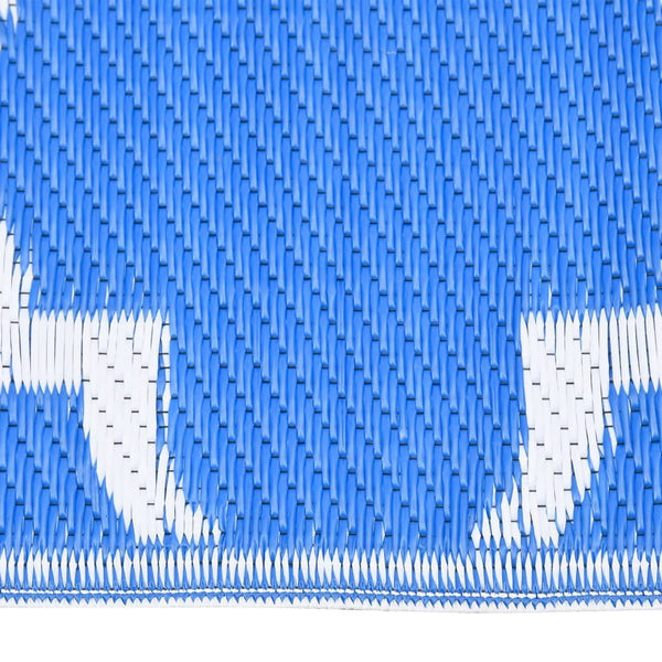 vidaXL Outdoor Rug ARAKIL Blue 190x290 cm PP
