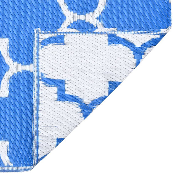 vidaXL Outdoor Rug ARAKIL Blue 190x290 cm PP