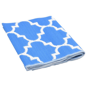 vidaXL Outdoor Rug ARAKIL Blue 190x290 cm PP