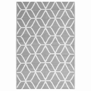 vidaXL Outdoor Rug ARAKIL Grey 140x200 cm PP